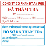 Khắc Dấu Đã Thẩm Tra